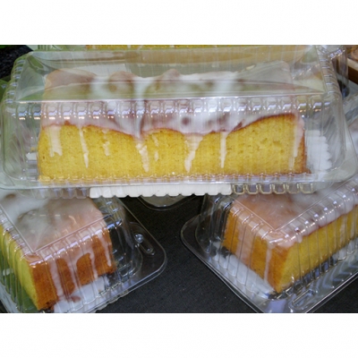 Pão-de-ló em fatia